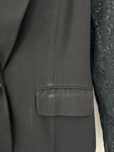 Lace Sleeve Blazer