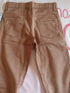Brown Straight Leg Jeans