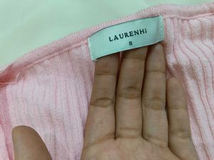 Pink Half Sleeve Top