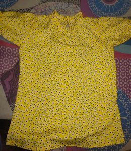 Yellow Coloured Beautiful Top