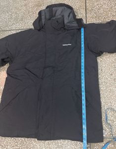 Black Puffer Jacket with Hood