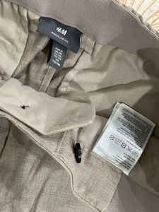 H&amp;M BEIGE OLD MONEY TROUSER