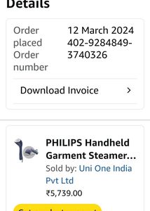 Handheld Garment Steamer