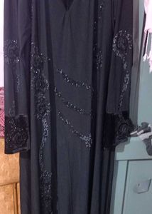 Beautiful Lycra And Velvet Abaya For Sale