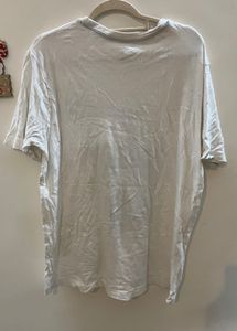White Graphic Print T-Shirt