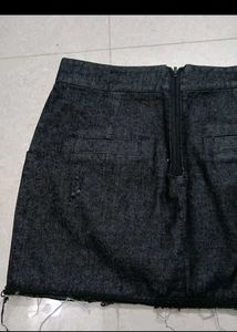 Denim Mini Skirt