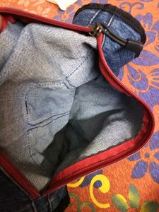 Cross Body Bag In Denim