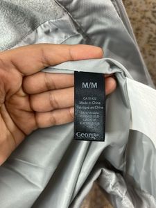 Silver Puffer Jacket 🧥❄️