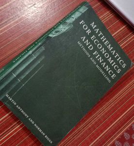 Mathematics For Economics And Finance