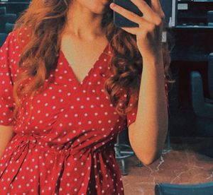Polka Dot Maxi Dress