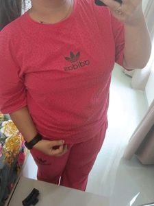 Pink Adidas Tracksuit