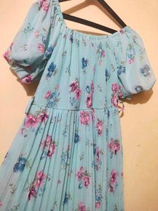 Floral Print Midi Dress XL size