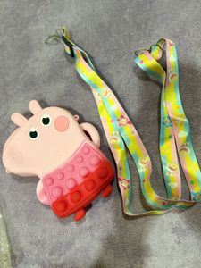 Peppa Pig Pop It Bag🎀💖