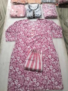 Floral Print Kurta Set