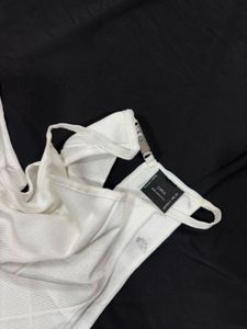 Zara White Halter Top