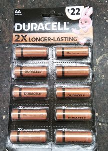 10 Duracell 2x Longer Lasting Battery