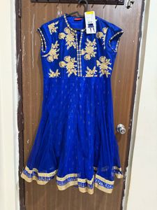 Navras Blue Anarkali Kurti XXL Size With Tag
