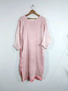 Pink Shaded Banarasi Kurta Set (Women&#39;s)