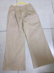 Wide Leg Khaki Pants