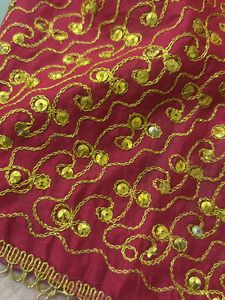 Ethenic Pink With Golden Sequence Lehenga