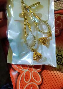 Gold Tone Dangle Earrings