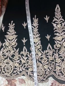 Lovely Black Colour Embroidered Dress