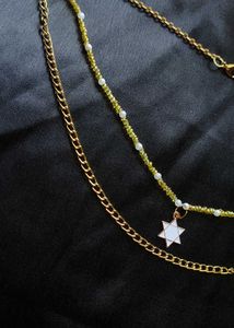 Layered Star of David Necklace