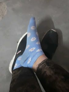 ✔️Floral Sky Blue🧦