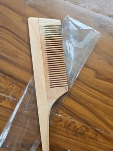 Unused Wooden Hair Comb