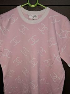 Chanel  Pink T-Shirt Dress