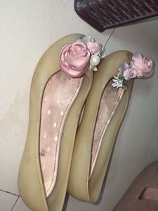 Floral Applique Ballerinas