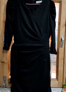 Black Korean Bodycon Dress