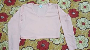 Pink Crop Top