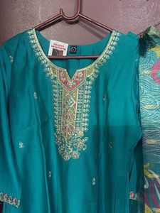 Elegant Teal Kurta Set