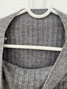 Gray Knit Sweater