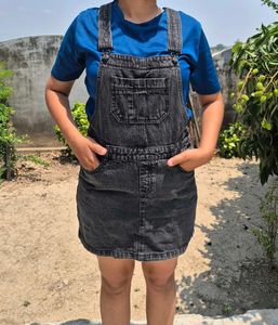 Black Denim Dress 👗