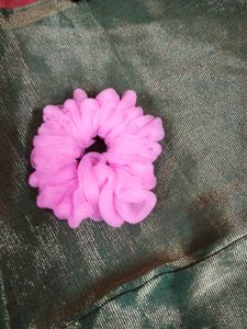 10 Piece Pink Color Scrunchies. New