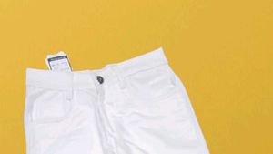 🤑L@53 Size-28 White Skinny Jeans
