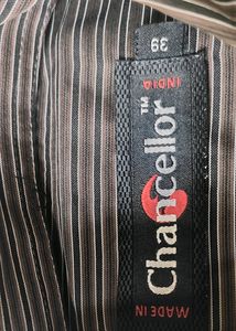 Chancellor India Men&#39;s Formal Shirt Brown