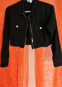 Black Crop Jacket