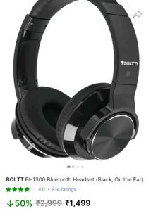 Fireboltt Wireless Headphone Bh1300