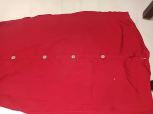 Red Button-Down Shirt