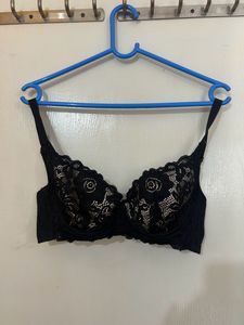 Padded Black Bra