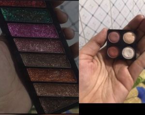 Highlighter & eyeshadow