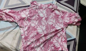 Pink Floral Print Shirt