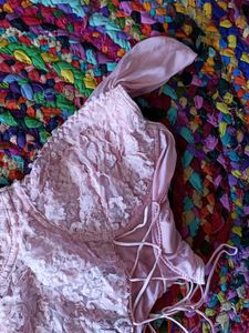 URBANIC baby Pink Corset Top