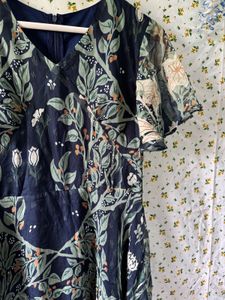 Floral Print Chiffon Maxi Dress