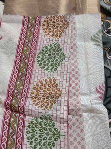 Patterned saree