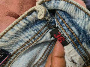 Sky Blue Baggy Jeans