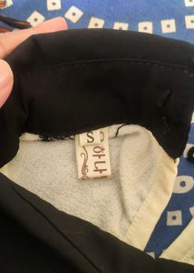 Embroidered Long Sleeve Cut-and-Sew Blouse